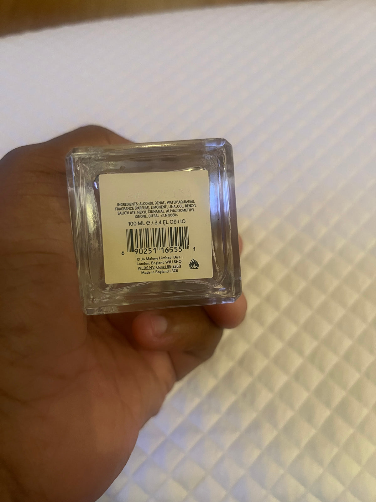 Jo Malone Raspberry Ripple Cologne — ⚠️ condition flag
